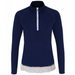 Women's Long Sleeve ¼ Zip Performance Tee - Free Worldwide Shipping- Sew Royal US