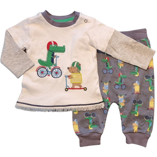 Baby Boys Dino Set - Free Worldwide Shipping- Sew Royal US