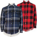 Mens Flannel Fleece Lined Shirt Jacket with Fringes - Free Worldwide Shipping- Sew Royal US