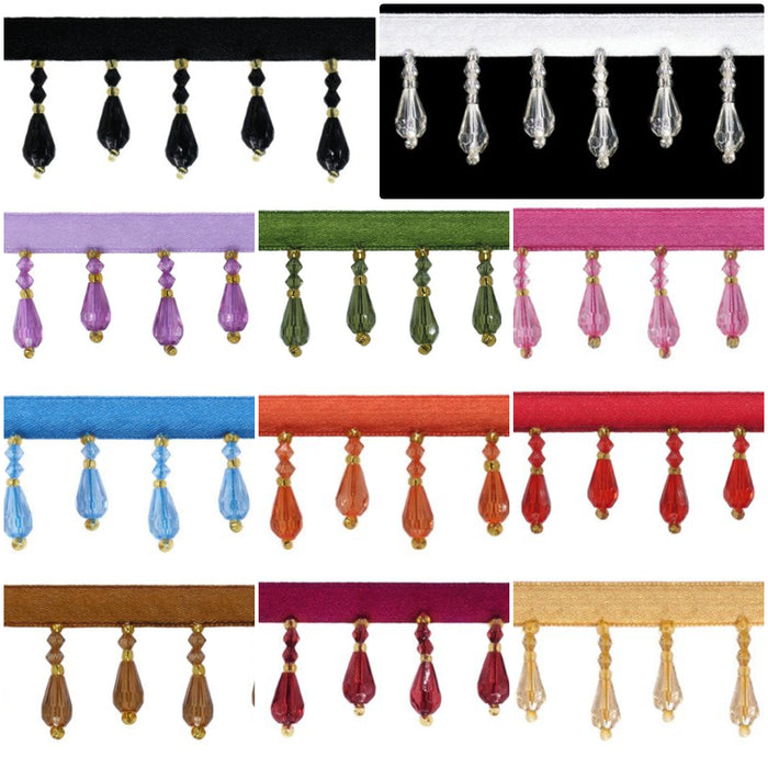 35mm Beaded Fringe