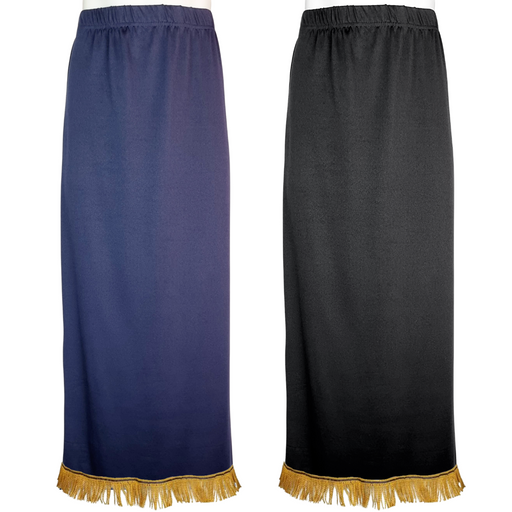 Elasticated Waist Straight Maxi Skirt - Free Worldwide Shipping- Sew Royal US