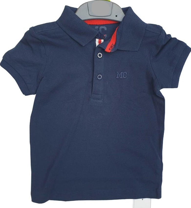 Boys Fringed Polo (Red & Navy) - Free Worldwide Shipping- Sew Royal US