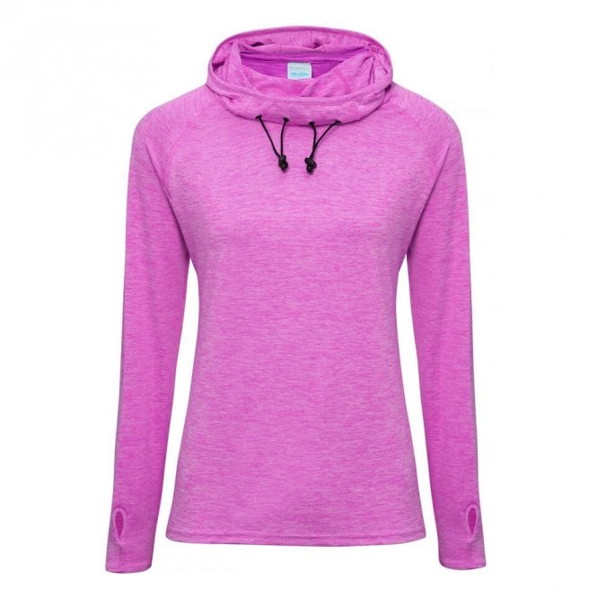 Women's Active Cowl Neck Fringed Tee - Free Worldwide Shipping- Sew Royal US