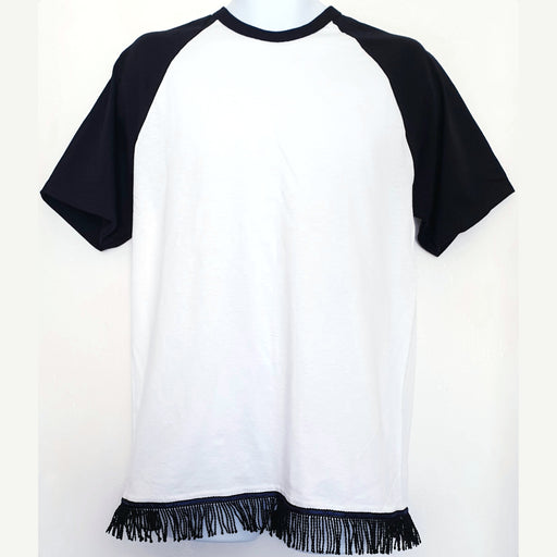 Men's Raglan Sleeve Fringed T-Shirt (5 Colours) - Free Worldwide Shipping- Sew Royal US