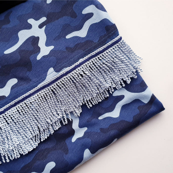 Men's Camo Fringed T-Shirt (4 Colours) - Free Worldwide Shipping- Sew Royal US