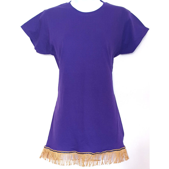 Women's Plain Fringed T-Shirt (9 Colors) - Free Worldwide Shipping- Sew Royal US