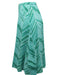 Mint-Green Chevron-Print Midi Skirt - Free Worldwide Shipping- Sew Royal US