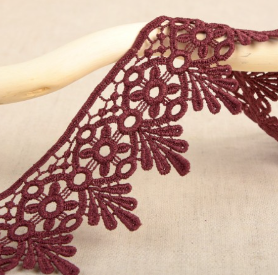 47mm Guipure Lace Fringe - Free Worldwide Shipping- Sew Royal US