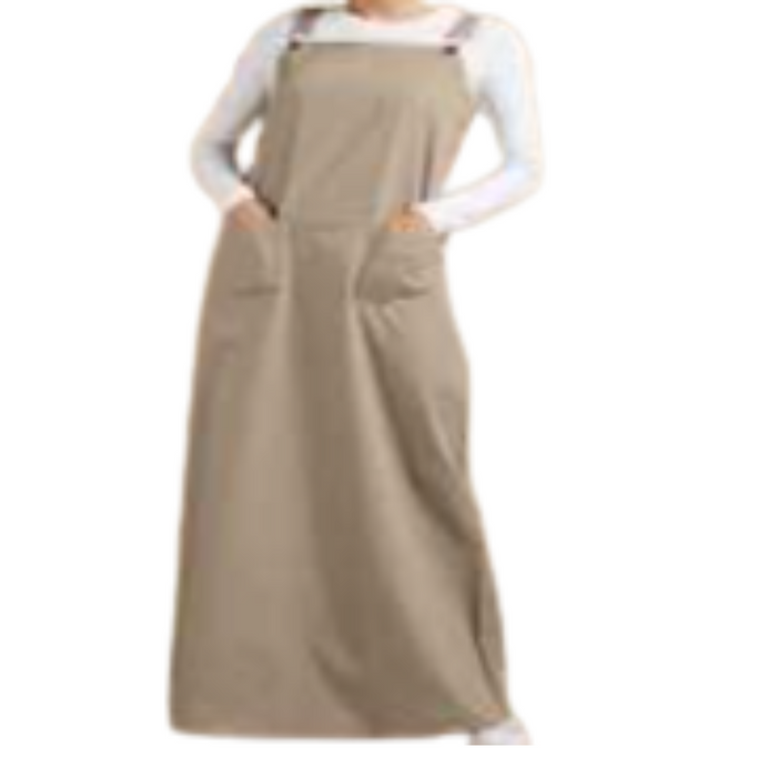 Lightweight Pinafore Maxi Dress - Free Worldwide Shipping- Sew Royal US