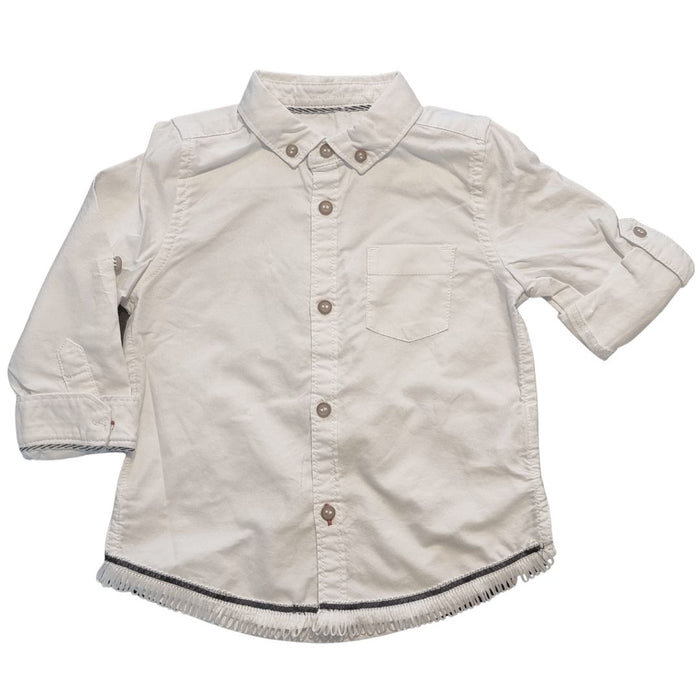 Boys White Shirt - Free Worldwide Shipping- Sew Royal US