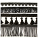 20m Assorted Black Fringe Bundle - Free Worldwide Shipping- Sew Royal US