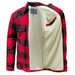 Mens Flannel Fleece Lined Shirt Jacket with Fringes - Free Worldwide Shipping- Sew Royal US