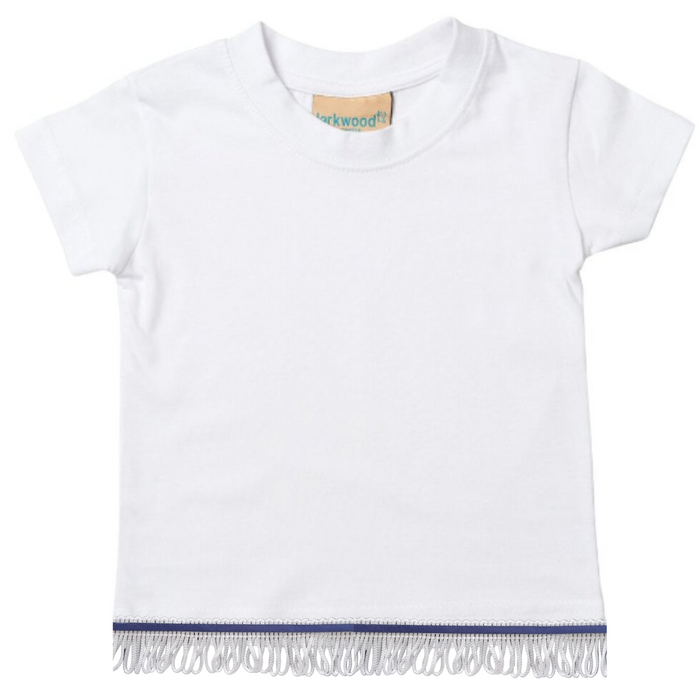 Baby/Toddler Fringed T-Shirt - Free Worldwide Shipping- Sew Royal US