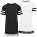Short Sleeve Stripe Jersey T-Shirt with Fringes - Free Worldwide Shipping- Sew Royal US