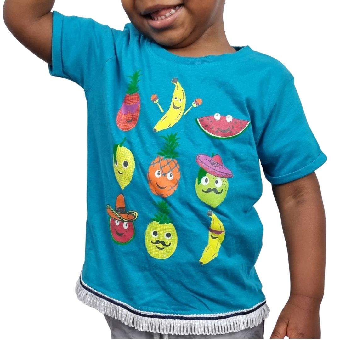 Boys Fruit T-Shirt - Free Worldwide Shipping- Sew Royal US