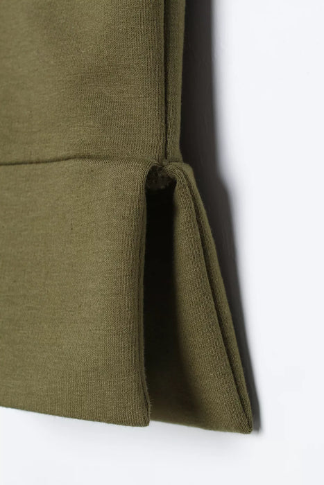 Zipper Collar Maxi SweatSkirt Set
