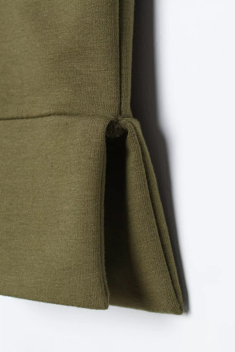 Zipper Collar Maxi SweatSkirt Set