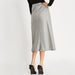 Houndstooth A-Line Midi Skirt - Free Worldwide Shipping- Sew Royal US