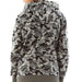 Boys Camo Fleece Hoodie with Fringes - Free Worldwide Shipping- Sew Royal US