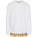 Men's Plain Organic Cotton Fringed Long Sleeve - Free Worldwide Shipping- Sew Royal US