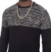 Contrast Panel Fringed Sweater - Free Worldwide Shipping- Sew Royal US