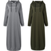 Hooded Sweatshirt Dress with Pockets (3 Colors) - Free Worldwide Shipping- Sew Royal US