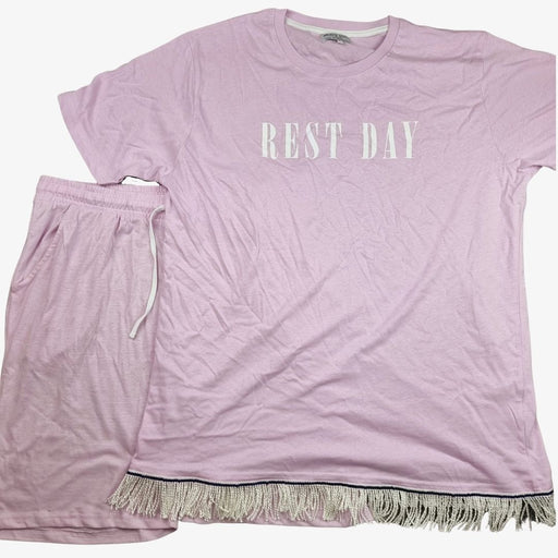 Men's Fringed T-Shirt & Shorts Lounge Set - Free Worldwide Shipping- Sew Royal US