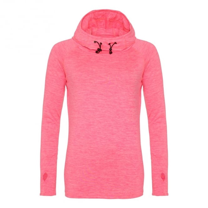 Women's Active Cowl Neck Fringed Tee - Free Worldwide Shipping- Sew Royal US