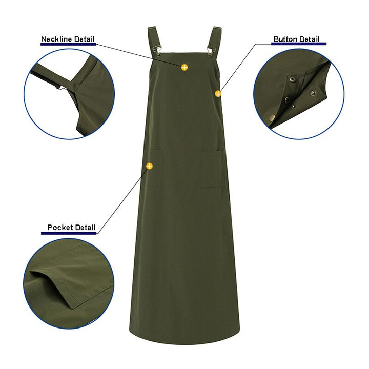 Lightweight Pinafore Maxi Dress - Free Worldwide Shipping- Sew Royal US