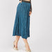 Reversible Midi Plisse Skirt - Free Worldwide Shipping- Sew Royal US