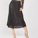 Reversible Midi Plisse Skirt - Free Worldwide Shipping- Sew Royal US