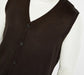 Sleeveless Black Vest Cardigan - Free Worldwide Shipping- Sew Royal US