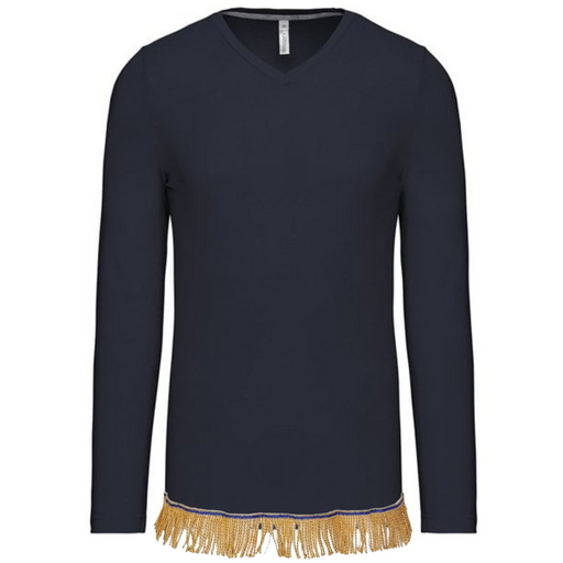 Men's Long Sleeved V-Neck - Free Worldwide Shipping- Sew Royal US